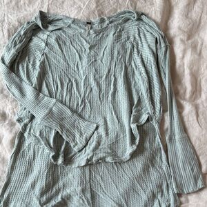 free people Women's Light Blue Top